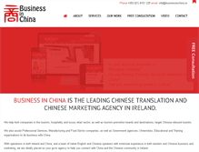 Tablet Screenshot of businessinchina.ie